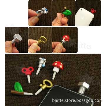 Headset anti-Dust ear Cap Plug for iPhone 4GS/Galaxy S